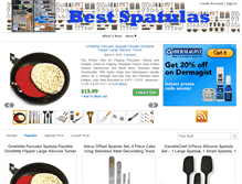 Tablet Screenshot of bestspatulas.com